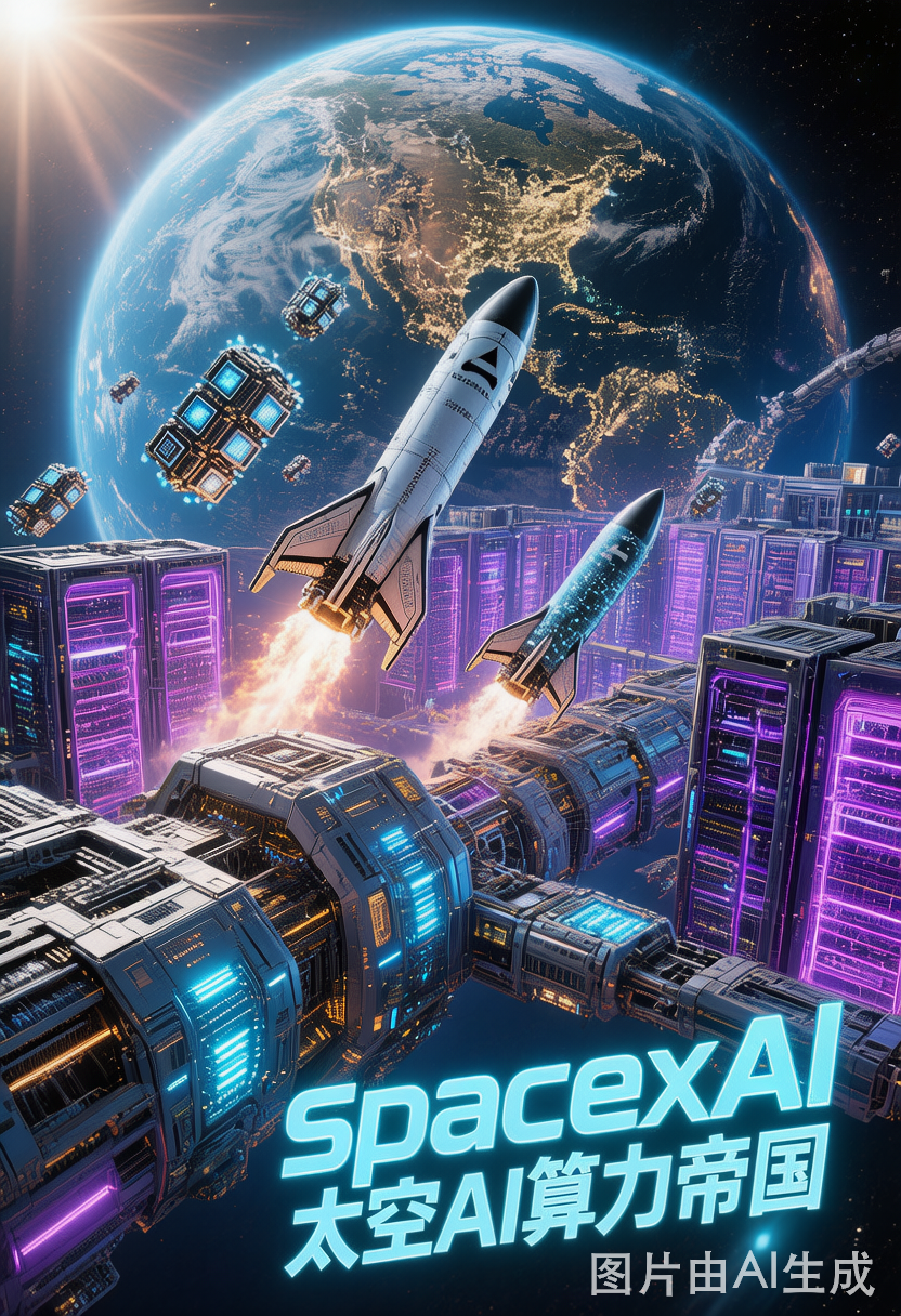 xAI解散并入SpaceX：马斯克太空AI算力帝国的「五位一体」闭环